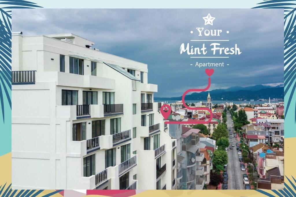 'Mint Fresh' Summer Studio In Batumi City Centerアパートメント エクステリア 写真